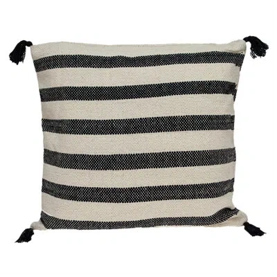 Parkland Collection Striped Throw Pillow In Beige