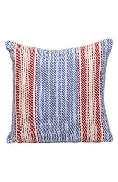 Parkland Collection Striped Throw Pillow In Blue