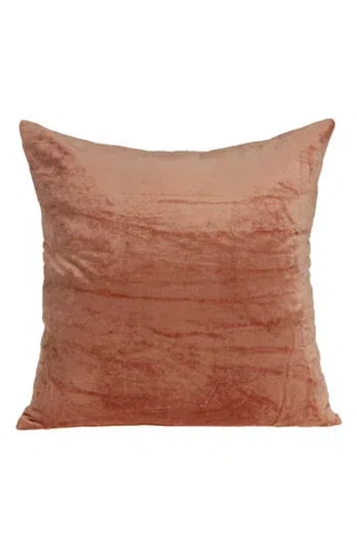 Parkland Collection Sunstone Solid Throw Pillow In Orange