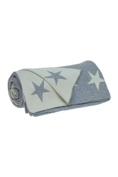 Parkland Collection Transitional Grey 52" X 70" Knitted Throw Blanket In Gray