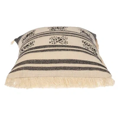 Parkland Collection Transitional Tribal Beige 14" X 20" Pillow