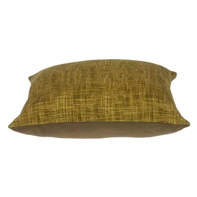 Parkland Collection Transitional Woven Square 18" X 18" Pillow In Green
