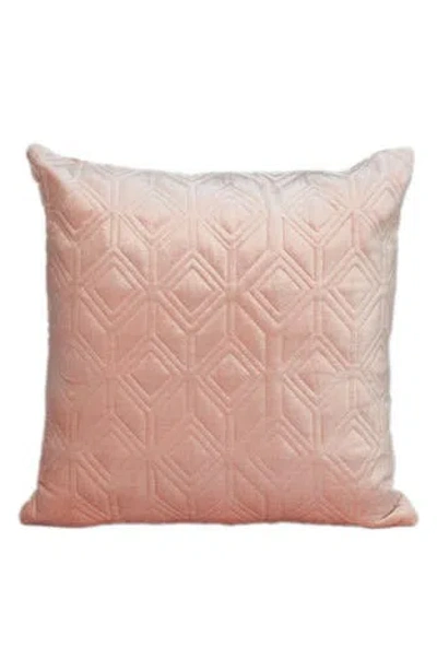 Parkland Collection Tufted Velvet Throw Pillow In Pink