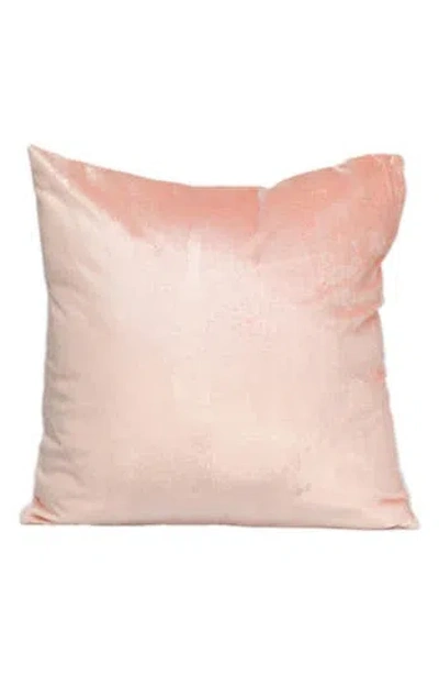 Parkland Collection Velvet Throw Pillow In Pink