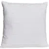 Parkland Collection Velvet Throw Pillow In White