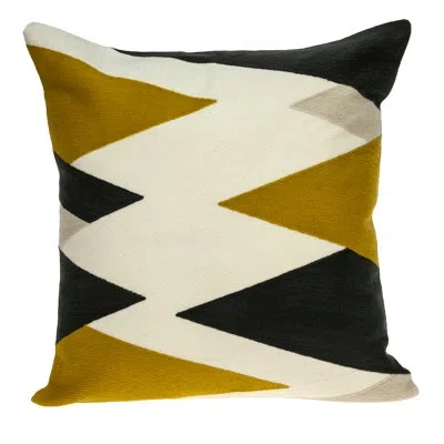 Parkland Collection Ziglar White Throw Pillow In Polyester - Pillow Cover & Insert