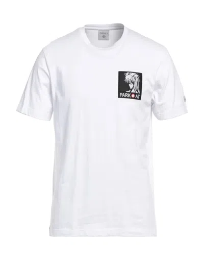 Parkoat T-shirts In White