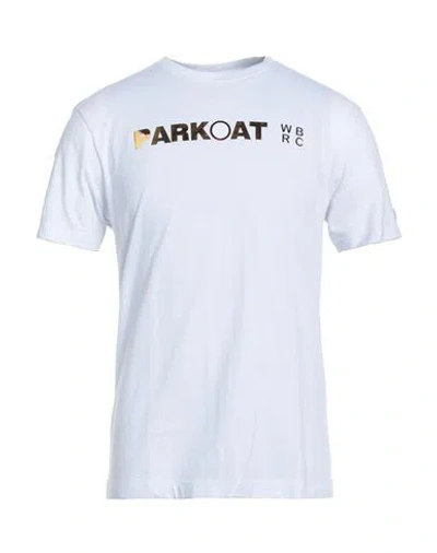 Parkoat Man T-shirt White Size S Cotton