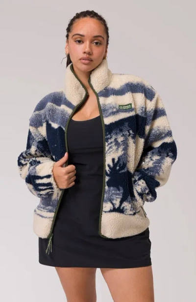 Parks Project Acadia Moose Full Zip High Pile Fleece Jacket