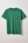 Parks Project Bear Graphic Pocket Tee In Green, Men's At Urban Outfitters