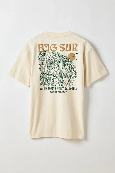 Parks Project Big Sur Graphic Pocket Tee In Natural, Men's At Urban Outfitters In Neutral