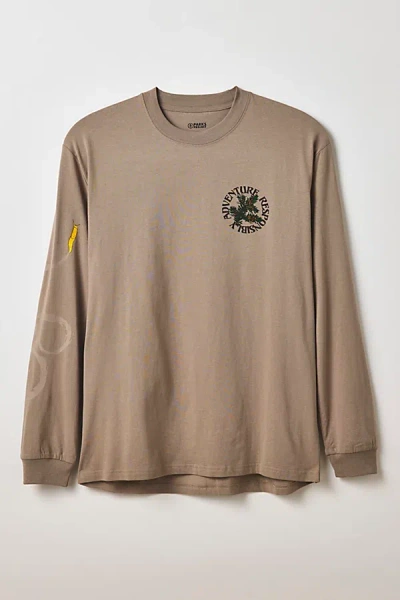 Parks Project Dark Sky Long Sleeve Tee In Beige, Men's At Urban Outfitters In Neutral