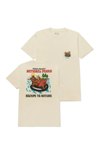 Parks Project Escape To Nature Bear Float Pocket Tee