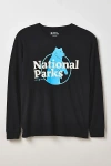 Parks Project National Parks Graphic Long Sleeve Tee In Black, Men's At Urban Outfitters In Black