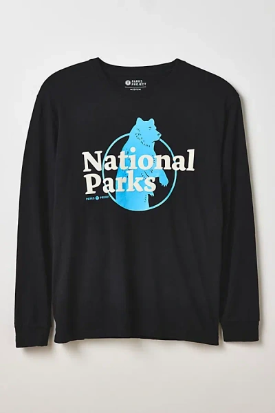 Parks Project National Parks Graphic Long Sleeve Tee In Black, Men's At Urban Outfitters