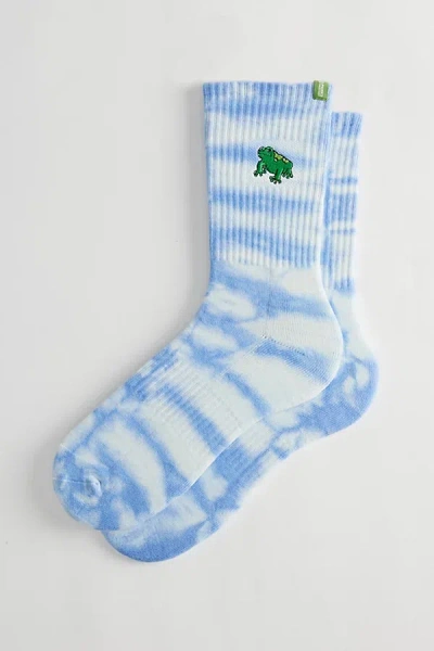 Parks Project Toadally Tie-dye Crew Sock In Blue, Men's At Urban Outfitters