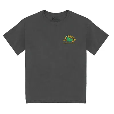Parks Project Unisex River Toadally Rules Tee In Vintage Black In Gray