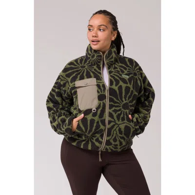 Parks Project Wildflowers Full Zip High Pile Fleece Jacket