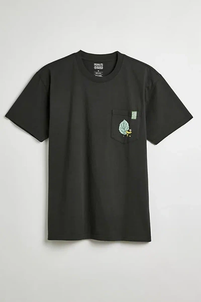 Parks Project X Peanuts Graphic Tee In Vintage Black, Men's At Urban Outfitters
