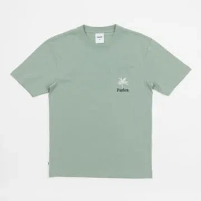 Parlez Areca Pocket T-shirt In Light Green