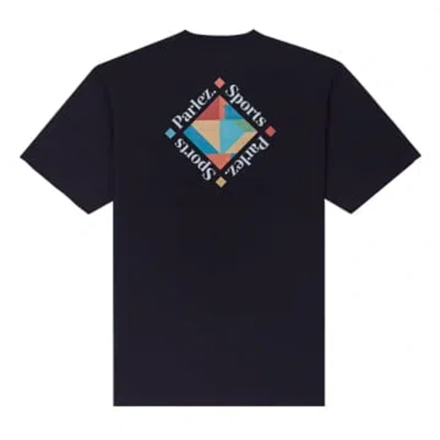 Parlez Chukka Short-sleeved T-shirt (navy) In Blue