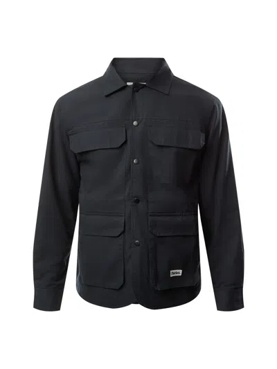 Parlez Utility Overshirt In Navy