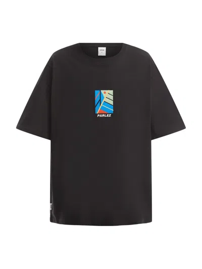 Parlez Men's Graft Oversized Short Sleeve T-shirt Black