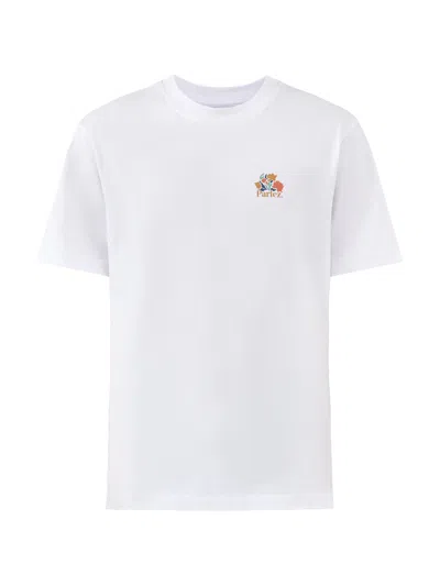 Parlez Mens Eldora Graphic T-shirt In White