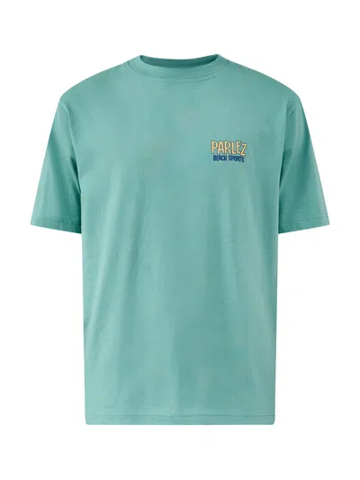 Parlez Mens Myer Graphic T-shirt Green In Grey