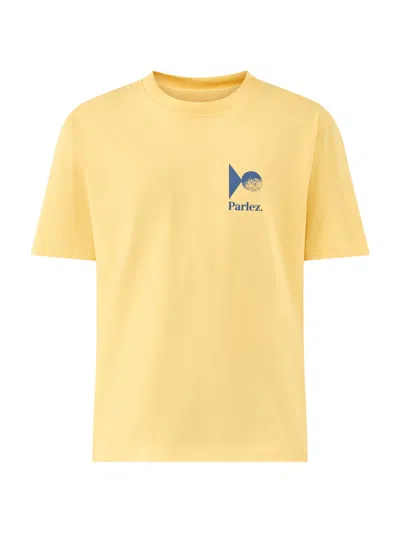 Parlez Mens Sculpt Graphic T-shirt Yellow