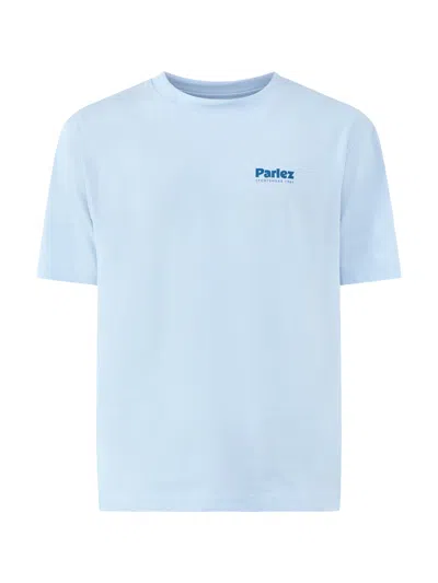 Parlez Mens Willford T-shirt Blue In Grey