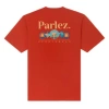PARLEZ REEFER SHORT-SLEEVED T-SHIRT (BURNT OCHRE)