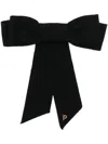 Parlor Bow-detail Hair Clip In Black