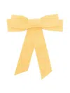 Parlor Bow-detail Hair Clip In Orange