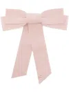 Parlor Bow-detail Hair Clip In Pink