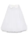Parlor Bow-detailed Maxi Skirt In White