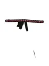Parlor Crystal-embellishment Belt In Black