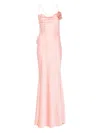 Parlor Floral-appliqué Maxi Dress In Pink