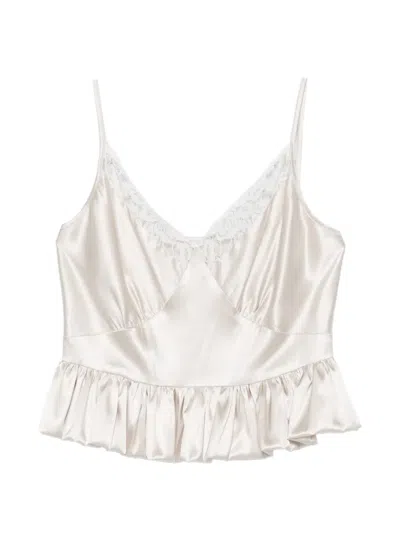 Parlor Lace Detai Blouse In Gold