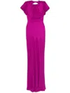 Parlor Open-back Maxi Dress In Pink
