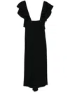Parlor Passion Maxi Dress In Black
