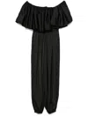 Parlor Open-back Maxi Dress In Black