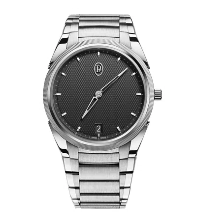 Parmigiani Fleurier Stainless Steel Tonda Pf Micro-rotor Watch In Metallic