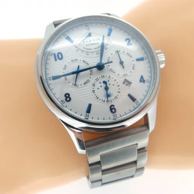 Pre-owned Parnis 43mm  Miyota Automatic Sapphire Crystal Men's Watch Stainless Steel Band