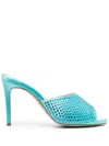 P.a.r.o.s.h 100mm Crystal-embellished Mules In Blue