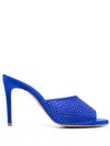 P.a.r.o.s.h 110mm Crystal-embellished Mules In Blue