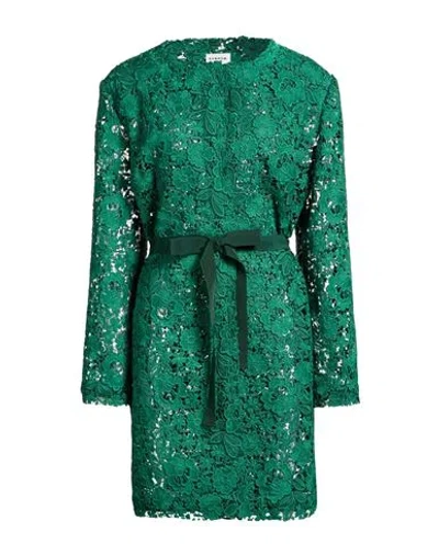 P.a.r.o.s.h P. A.r. O.s. H. Woman Overcoat & Trench Coat Green Size Xl Polyester