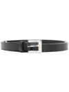 P.a.r.o.s.h Parosh Premium Leather Belt Accessory In Black