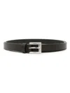 P.a.r.o.s.h Parosh Premium Leather Belt Accessory In Dark Brown