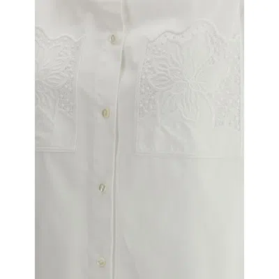 P.a.r.o.s.h 3/4-sleeve Shirt In White